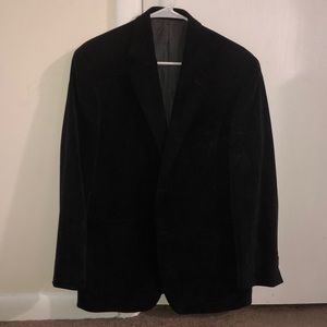 Calvin Klein brushed corduroy jacket 38S Navy